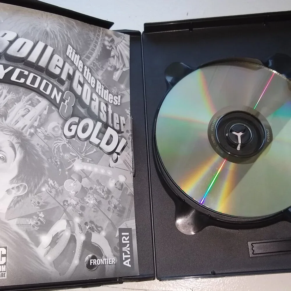 Ride the Rides! Roller coaster Tycon3 Gold  Used in excellent working condition